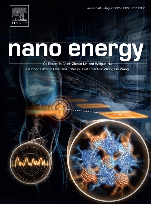 cover image of the paper in jouirnal nano energy